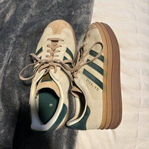 adidas Originals Gazelle Bold "Cream White/Green"